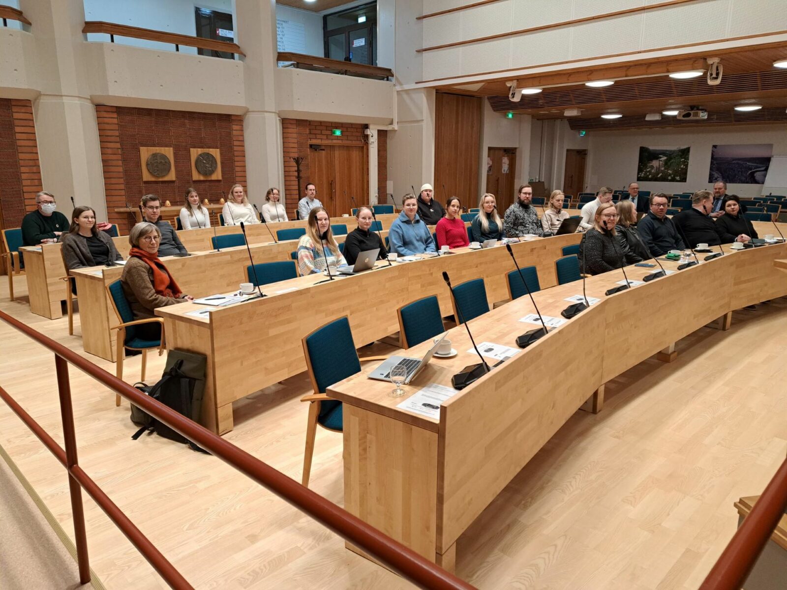 Oulun yliopiston arkkitehtuurin yksikkö Kuusamon kaupungintalolla