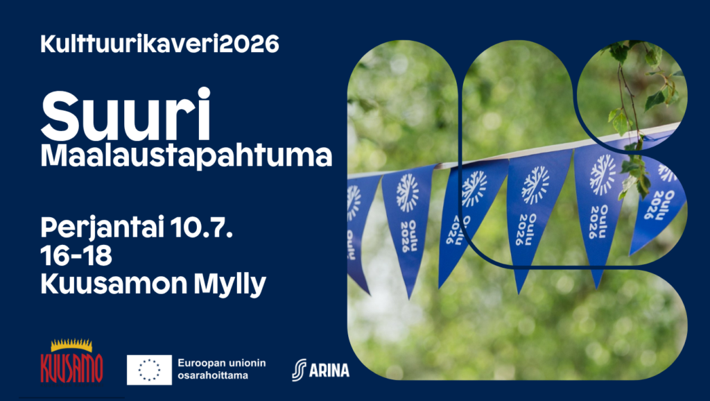 Kuvassa tapahtuman info tekstinä